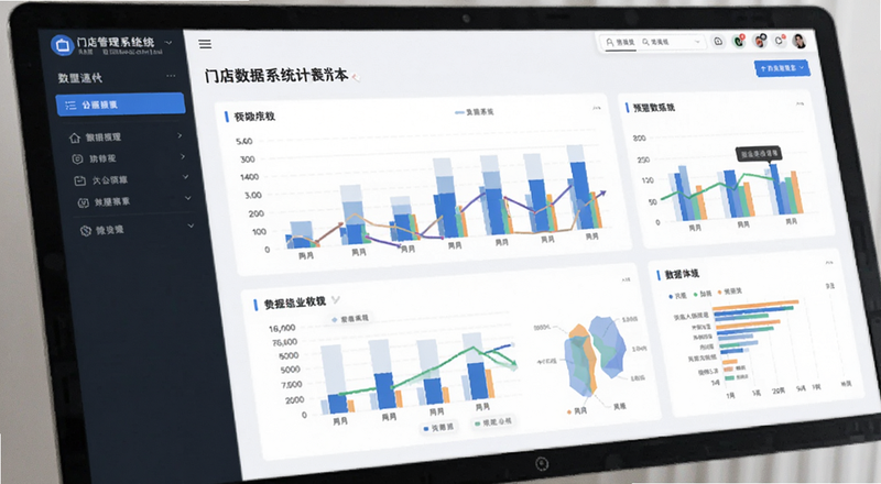 门店管理系统数据报表统计预览图