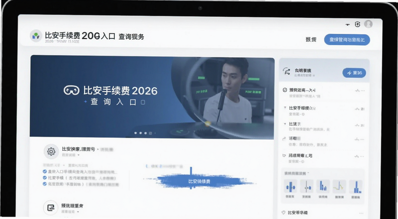 比安手续费2026查询入口界面预览图