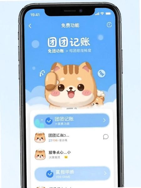 团团记账 免费功能界面截图