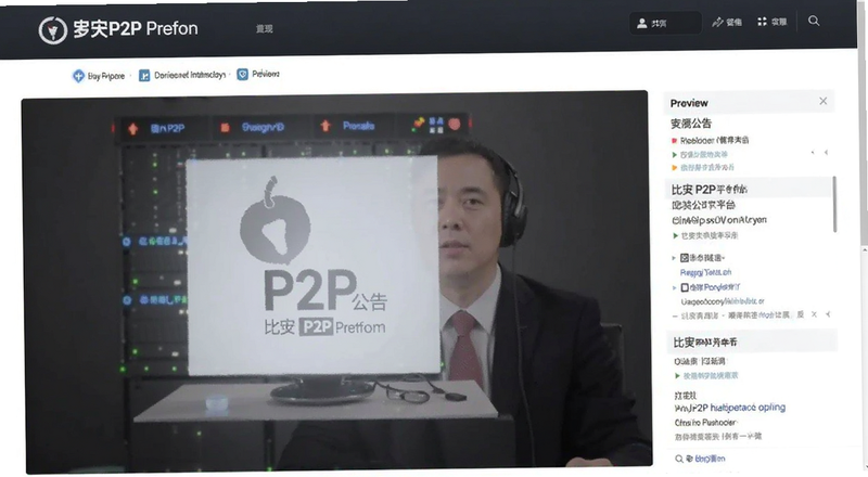 比安P2P平台官方公告页面截图预览图