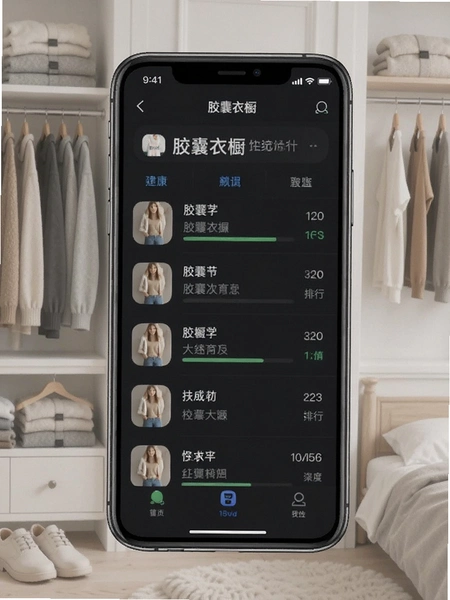 胶囊衣橱app统计功能性价比排行界面预览图