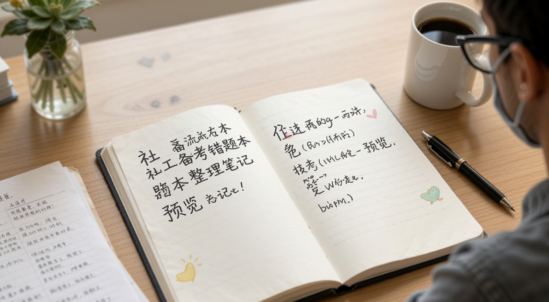 社工备考错题本整理笔记预览图