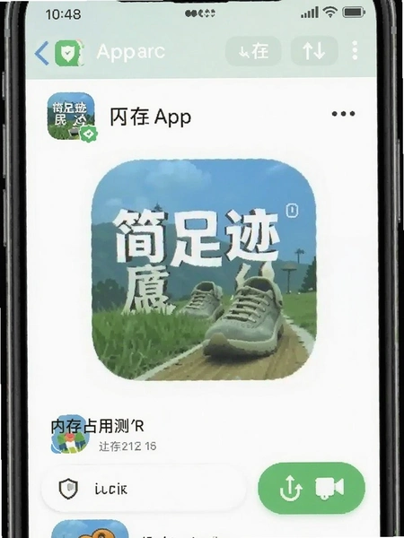 ���㼣App�ڴ�ռ��ʵ���ͼ