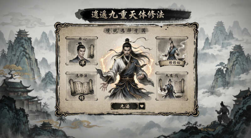 逍遥九重天体修法修选择界面预览图