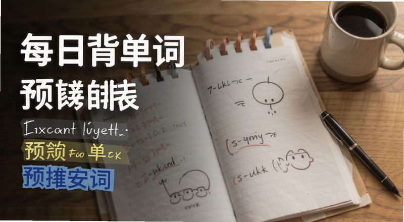 每日背单词时间安排表预览图