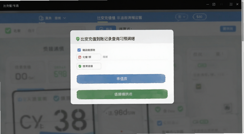 比安充值到账记录查询页面预览图