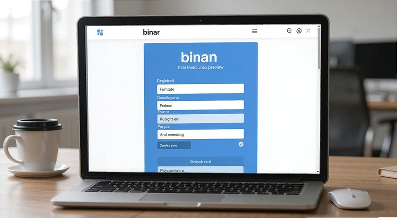 binan注册填写资料页面预览图