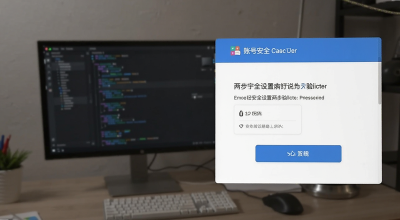 账号安全设置两步验证界面预览图