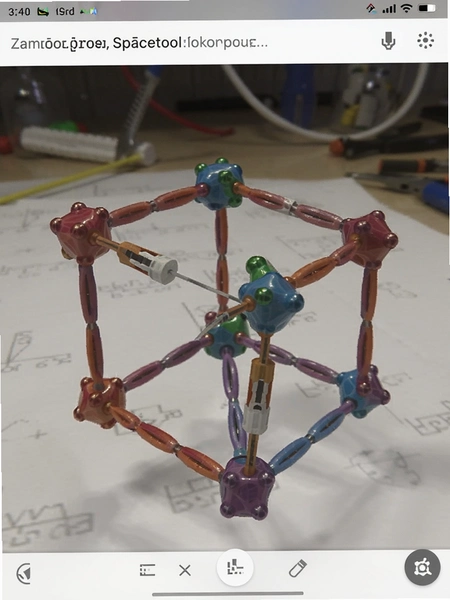 Zometool�ռ�ƴ��ģ�ͽ����ͼ