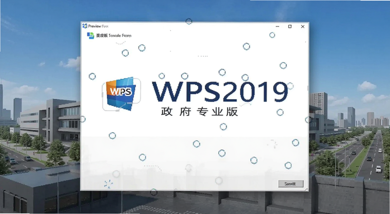 WPS2019政府专业版安装界面预览图