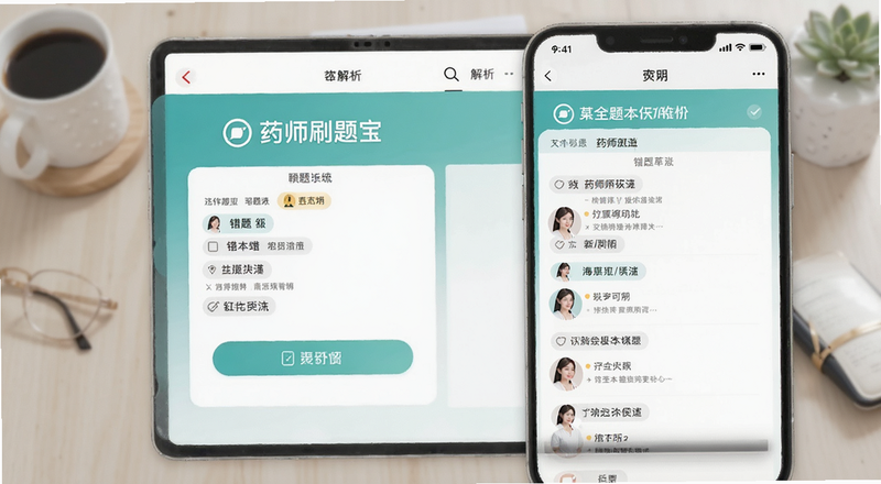 药师刷题宝错题本与解析页面预览图