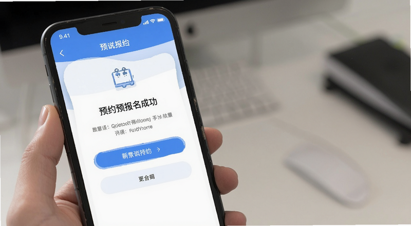 手机预约报名成功页面预览图