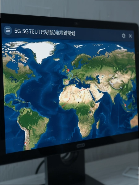 5G卫星实况导航路线规划界面预览图