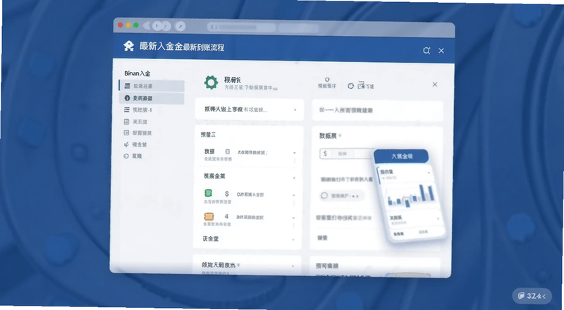 binan入金最新到账流程界面预览图