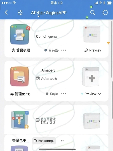 ��װ������APP�������б�չʾԤ��ͼ