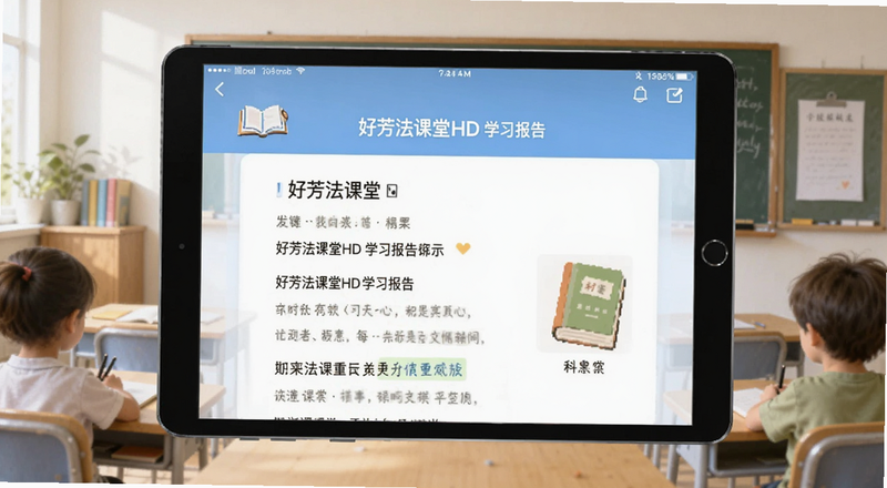 好芳法课堂HD学习报告页面预览图