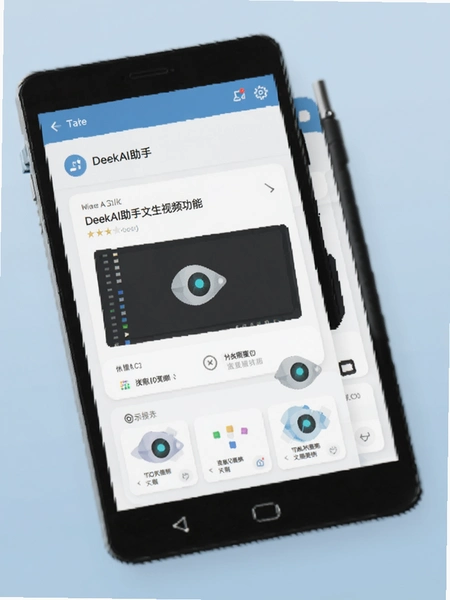 DeekAI助手文生视频功能界面预览图