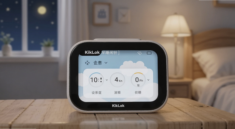 KikLok早睡闹钟设置界面预览图