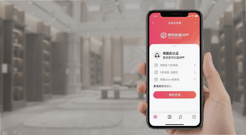 保利拍卖APP实名认证界面预览图