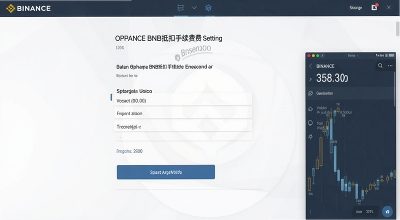 Binance开启BNB抵扣手续费设置界面预览图