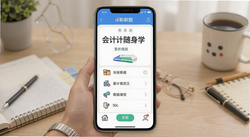 会计随身学刷题界面预览图