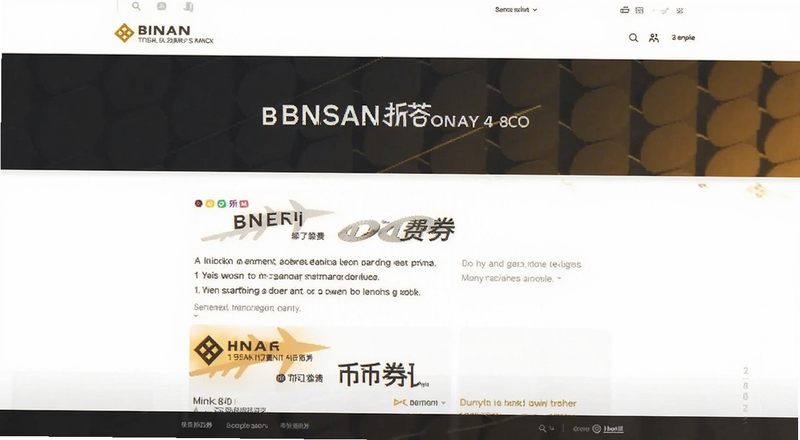 币安手续费折扣券页面预览图