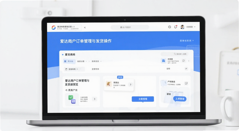 爱达商户订单管理与发货操作预览图