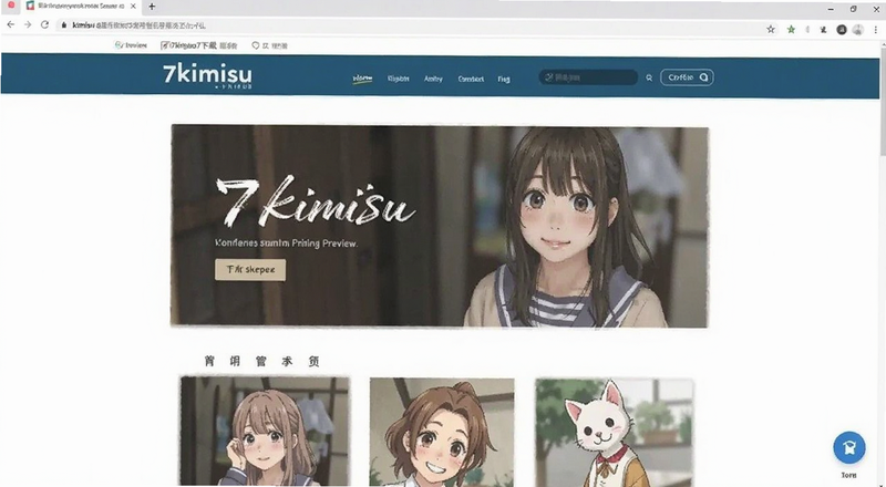 7kimisu�ٷ�����ҳ��Ԥ��ͼ