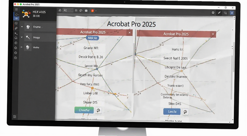Acrobat Pro 2025激活版功能对比界面预览图