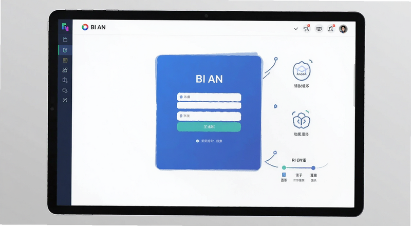 BI AN��¼�������湦��չʾԤ��ͼ