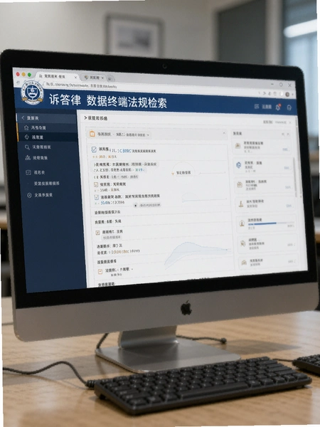 诉答律数据终端法规检索界面