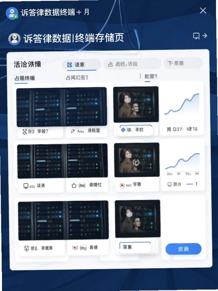 诉答律数据终端存储占用详情页