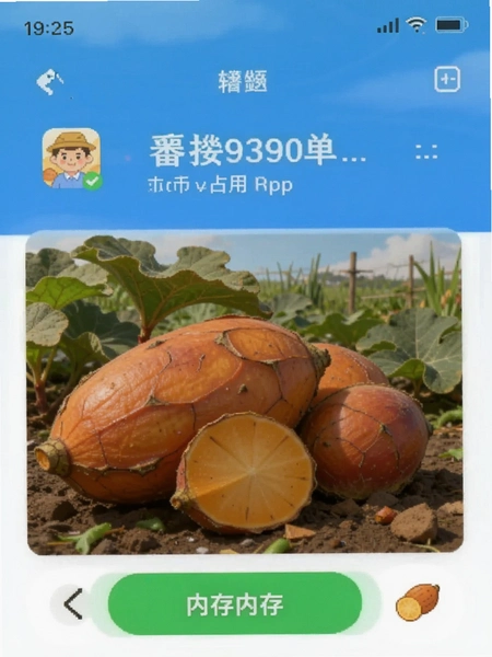 番薯地接单app内存占用截图