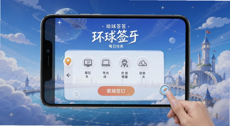 环球签到每日任务完成界面预览图