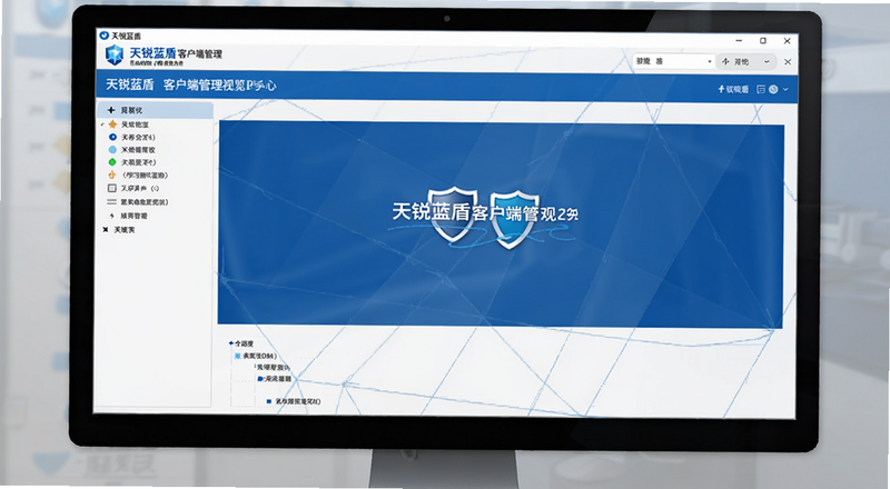 天锐蓝盾客户端管理界面预览图