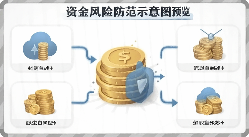 资金风险防范示意图预览图