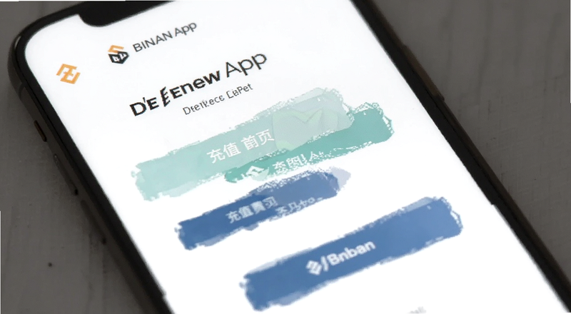 币安APP首页充值入口界面预览图