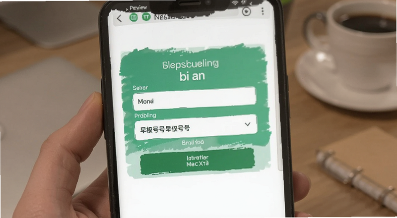 bi an注册填写手机号页面预览图