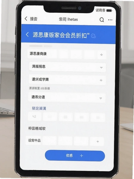 源思康商家版会员折扣设置界面