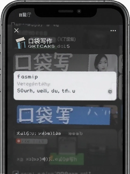 口袋写作导出功能界面截图