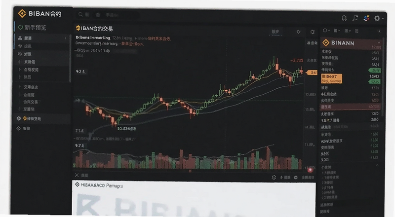币安合约交易界面新手预览图
