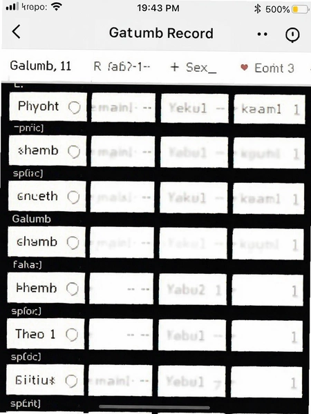 Galumb��ʳ��¼ҳ���ͼ