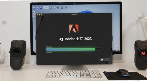 Adobe全家桶2023安装包 安装进度界面