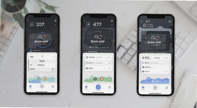 BIAN APP功能操作界面预览图