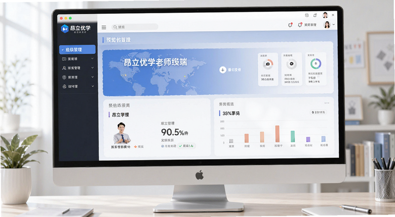 昂立优学老师端班级管理界面预览图