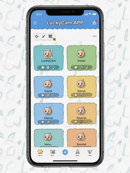 LuckyCam APP�����湦�ܲ���ʾ��ͼ