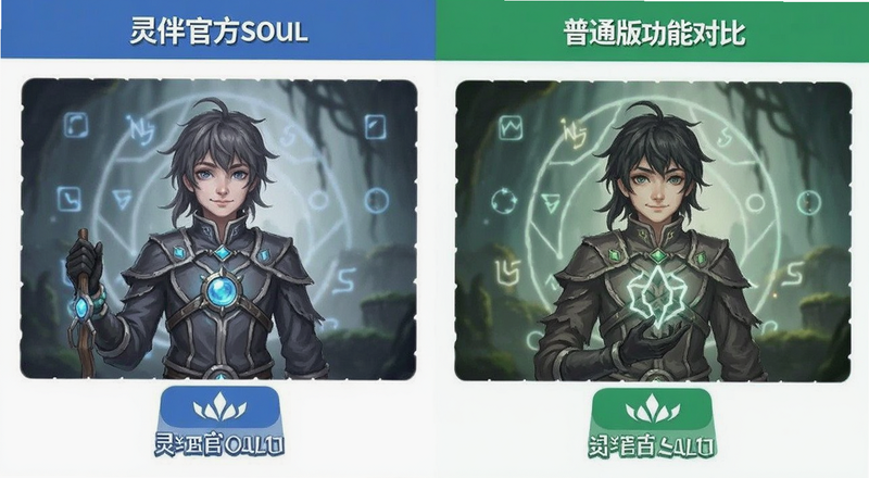 ���linksoul�ٷ���������ͨ�湦�ܶԱ�ͼ