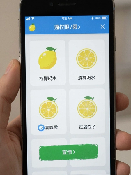 柠檬喝水通知权限管理界面