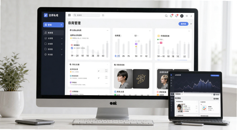 全犀私域电商后台管理界面预览图
