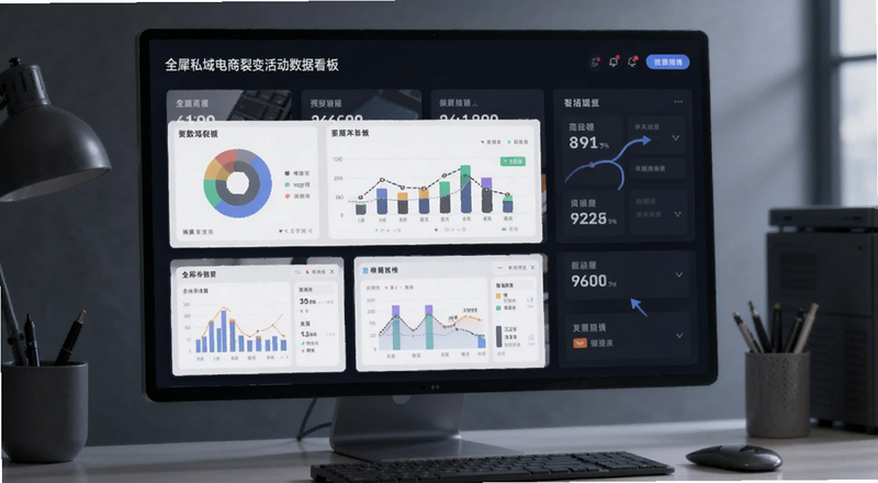 全犀私域电商裂变活动数据看板预览图